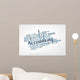 Accounting word cloud with data sheet background Wall Decal