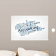 Accounting word cloud with data sheet background Wall Decal