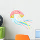 Jellyfish Cartoon Character Wall Decal