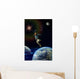 Boy in the Space Wall Mural