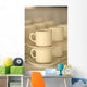stacked coffee cups Wall Mural