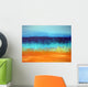 Abstract Acrylic Painted Background Wall Mural