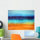 Abstract Acrylic Painted Background Wall Mural