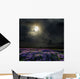 Lavender Field in the Moonlight Wall Mural
