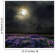 Lavender Field in the Moonlight Wall Mural