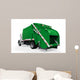 Garbage Truck Isolated Wall Decal