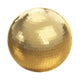 Golden disco ball on white isolated with clipping path Wall Decal