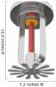 Ceiling Fire Sprinkler White