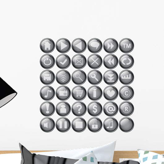 Grey Buttons