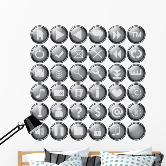 Grey Buttons
