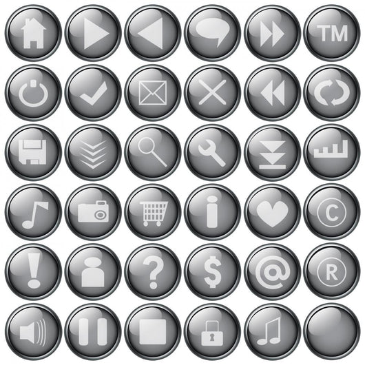 Grey Buttons
