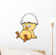 Vector Illustration Little Chicken Wall Decal