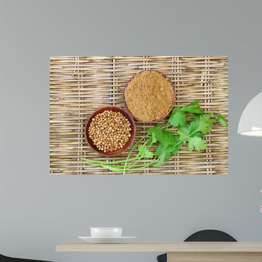 Coriander Seeds Coriander Powder Wall Mural