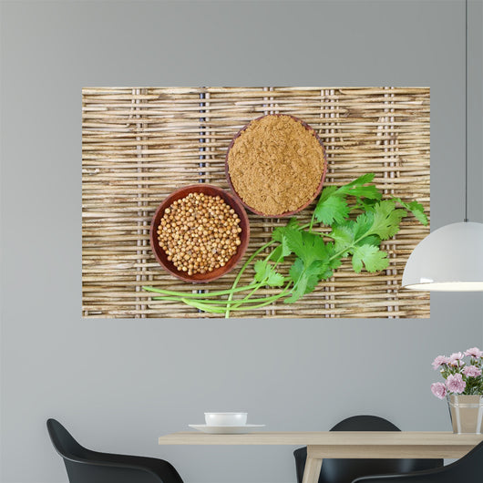 Coriander Seeds Coriander Powder Wall Mural