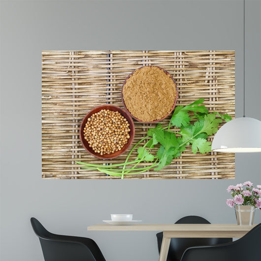Coriander Seeds Coriander Powder Wall Mural
