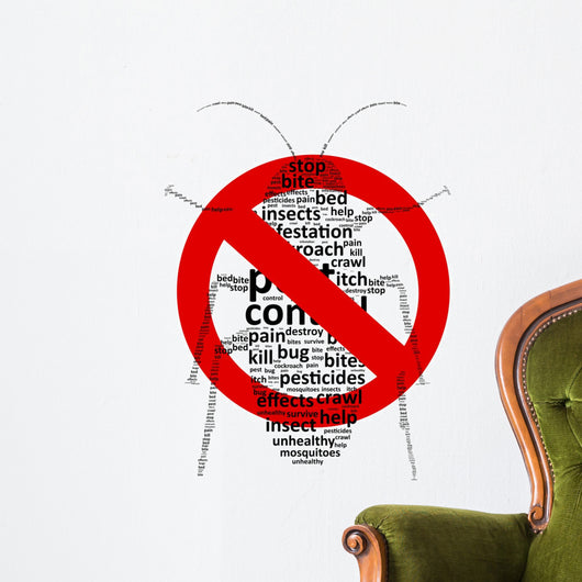 Restricted Area For Bugs Wall Decal