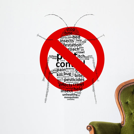 Restricted Area For Bugs Wall Decal