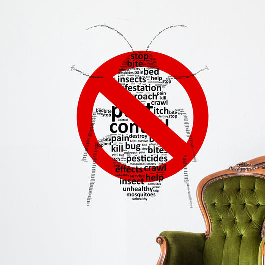 Restricted Area For Bugs Wall Decal