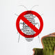 Restricted Area For Bugs Wall Decal