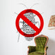 Restricted Area For Bugs Wall Decal