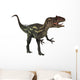 Allosaurus on White Wall Decal