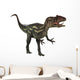 Allosaurus on White Wall Decal