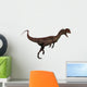 Dilophosaurus on White Wall Decal