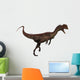 Dilophosaurus on White Wall Decal