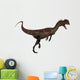 Dilophosaurus on White Wall Decal