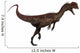 Dilophosaurus on White Wall Decal