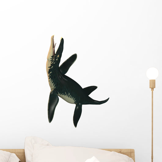 Liopleurodon on White Wall Decal