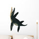 Liopleurodon on White Wall Decal
