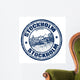 Stockholm Stamp Wall Decal