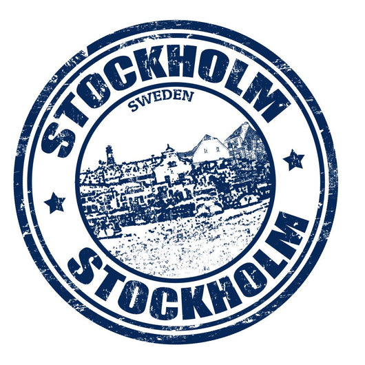 Stockholm Stamp Wall Decal