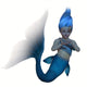Turquoise Mermaid Baby White