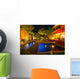 Privater Garten Bei Nacht - Sommerversion Wall Mural