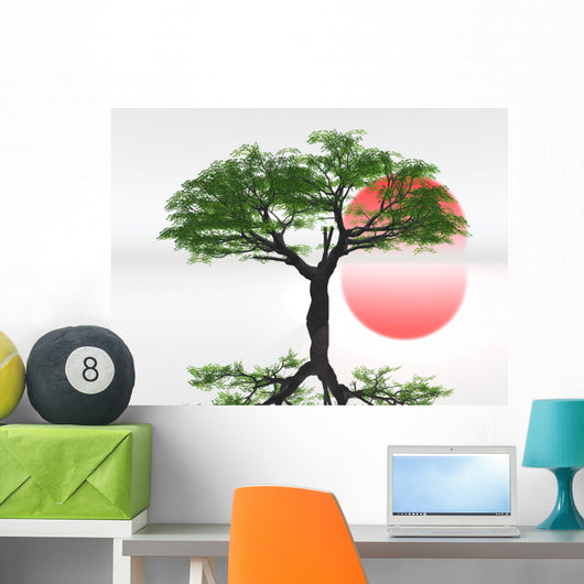 zen landscape Wall Mural