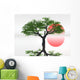 zen landscape Wall Mural