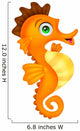 Cute Seahorse Wall Decal