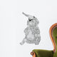 Happy elephant Wall Decal