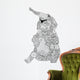 Happy elephant Wall Decal