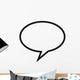 Speech Bubble Wall Mural