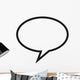 Speech Bubble Wall Mural