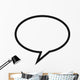 Speech Bubble Wall Mural