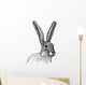 Rabbit or Hare Head Wall Decal