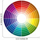 Color wheel 96 colors Wall Decal