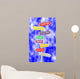 Leadership Wordcloud as Green Signpost Wall Mural