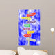 Leadership Wordcloud as Green Signpost Wall Mural