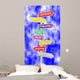 Leadership Wordcloud as Green Signpost Wall Mural