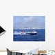 Cross Channel Hovercraft leaving Dover. England Wall Mural